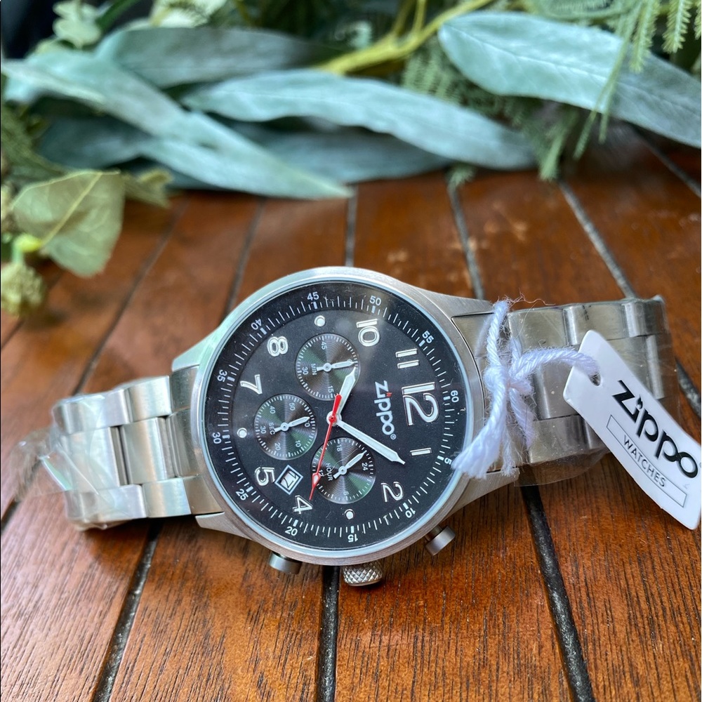 Zippo Chronograph Stainless Steel Watch